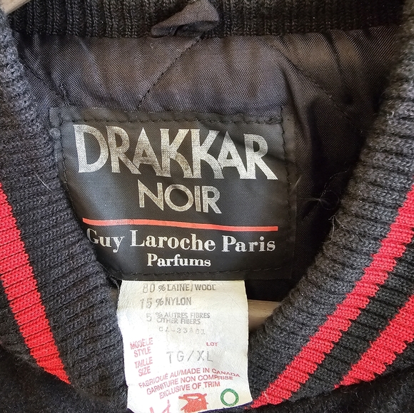 Vintage 90's Wool Blend Men's Bomber Jacket Sz XL - Picture 3 of 5